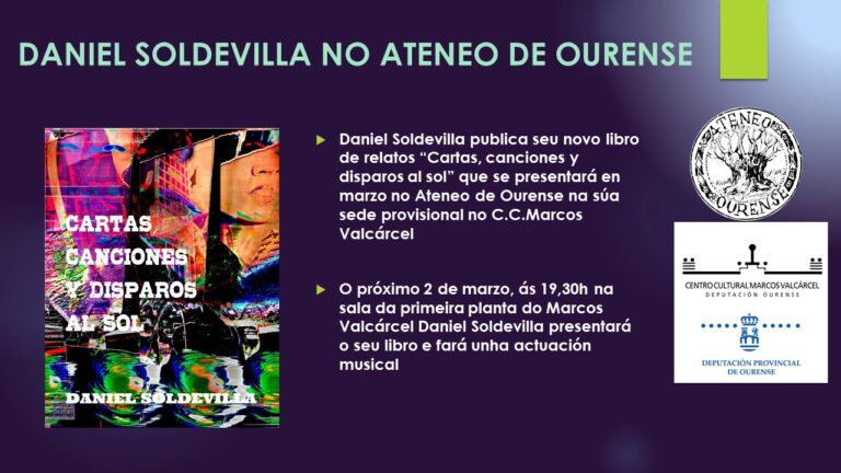 Presentación oficial de Cartas, canciones y disparos al sol